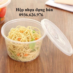 HỘP NHỰA TRÒN 600ml