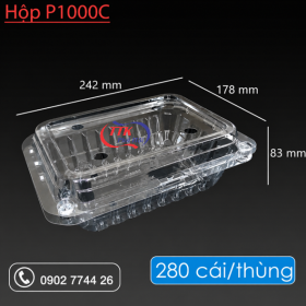 HỘP NHỰA TRÁI CÂY P1000C