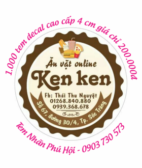In nhãn dán ship toàn quốc