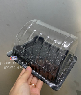 HỘP NHỰA ĐỰNG BÁNH BÔNG LAN CUỘN ĐẸP MẮT, PHÙ HỢP TÚI TIỀN