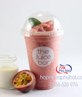 In ly nhựa 500ml đựng trà sữa