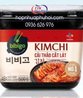 Hộp nhựa vuông đựng kim chi