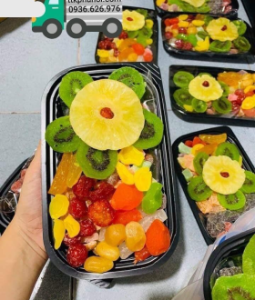 Hộp nhựa đựng mứt tết