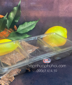 KHAY NHỰA PET 3 Ô – GIẢI PHÁP HOÀN HẢO ĐỰNG GIA VỊ & MÓN KÈM