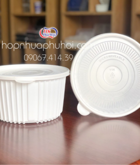 Mẫu hộp nhựa tròn đựng nước lẩu làm mưa làm gió thị trường hiện nay.