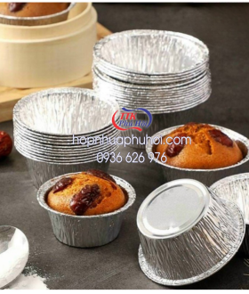 Chén nhôm nhỏ đựng hàu nướng
