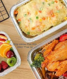 Hộp Nhôm Hình Chữ Nhật: Giải Pháp Bao Bì Đa Năng Cho F&B