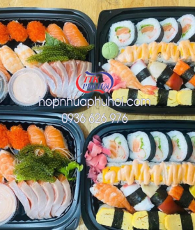 Hộp nhựa đựng sushi
