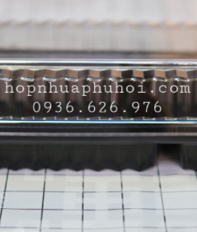  Hộp nhựa đế đen JB17- 2 Ngăn - Bao bì đóng gói thức ăn tiện lợi và bảo quản hiệu quả