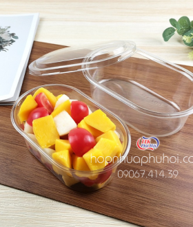 Hộp nhựa đựng bánh PET JB-11 đựng bánh oval ,thân thiện với môi trường - Sản phẩm ưa chuộng nhất.