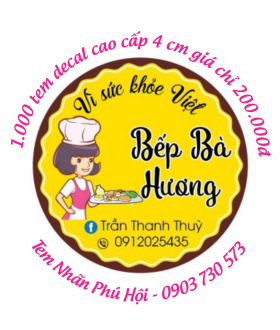 Địa chỉ In tem dán - sticker uy tín Sài Gòn
