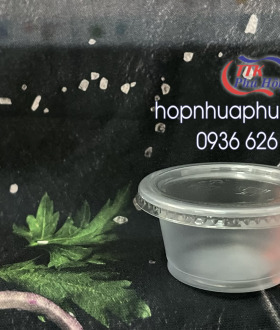 Hộp nhựa đựng nước chấm 60ml
