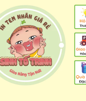 In decal dán, In tem nhãn giấy, sticker, decal trong, decal nhựa chống nước 