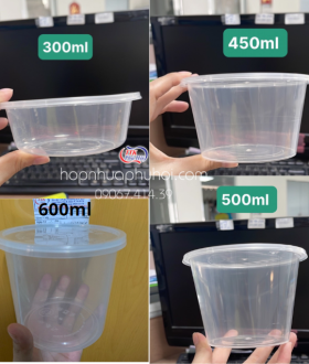 Phú Hội - Đơn vị phân phối hộp nhựa tròn đựng nước bún, phở,canh, nước lẩu uy tín, chất lượng, giá tốt.