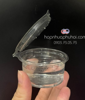 Hộp nhựa nhỏ 60ml đựng nước chấm, bán flan nhỏ 