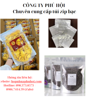PHÚ HỘI - Xưởng Giá Gốc, Freeship HCM — Chuyên cung cấp túi zip bạc