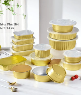 Hộp Nhôm Tròn Cao Cấp Đựng Thực Phẩm: Gọn Khi Đóng, Sang Khi Giao