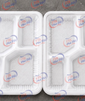 Mua hộp cơm 4 ngăn trắng tại TPHCM