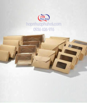 Hộp Giấy Đựng Thức Ăn Chống Thấm – Giải Pháp Bao Bì An Toàn, Thân Thiện Môi Trường