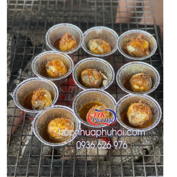 Chén nhôm 60ml nướng trứng, hải sải