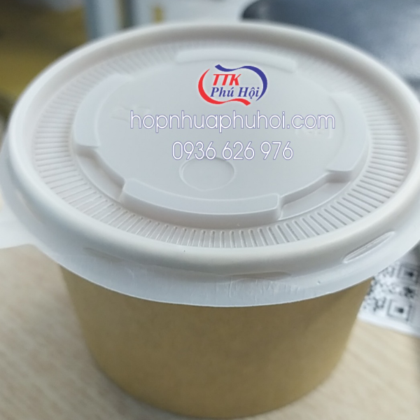 Tô giấy kraft đựng canh súp 350ml