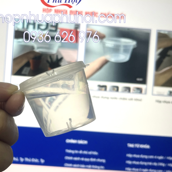 Hộp nhựa đựng nước sốt 30ml