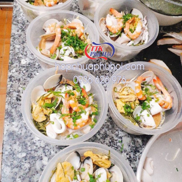 Tô nhựa dùng 1 lần bún phở 