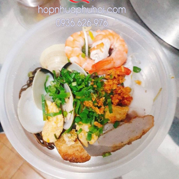 Tô nhựa dùng 1 lần bún phở 