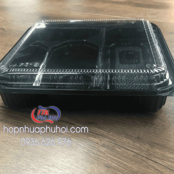 Hộp nhựa đựng cơm 4 ngăn JB24