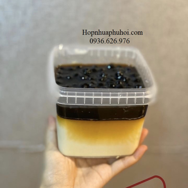 HỘP NHỰA VUÔNG ĐỰNG KEM
