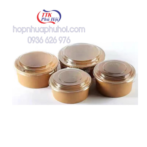 Tô giấy kraft đựng thực phẩm