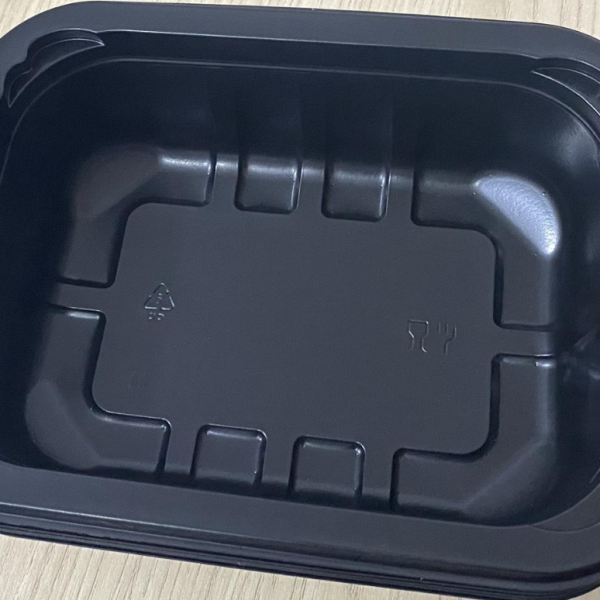 KHAY NHỰA ĐEN ĐỰNG THỰC PHẨM HS6