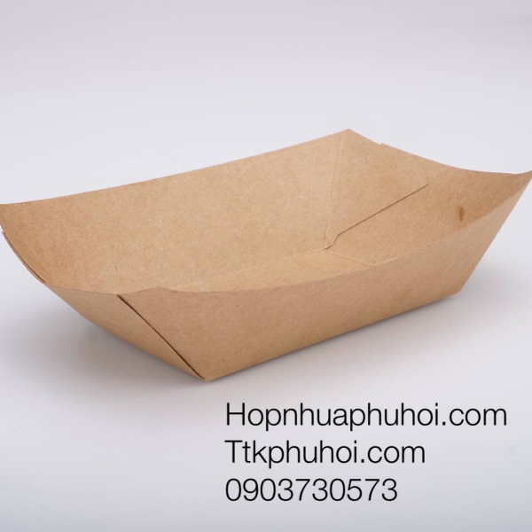 Khay giấy nhỏ đựng khoai tây chiên