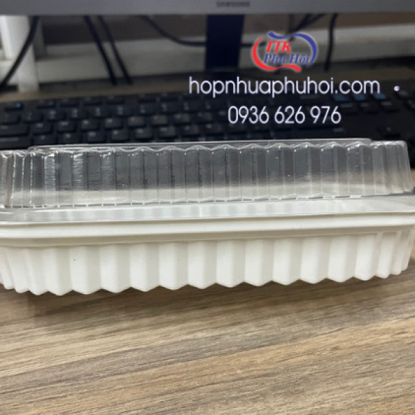 HỘP NHỰA 1 NGĂN HT17 ĐẾ TRẮNG 