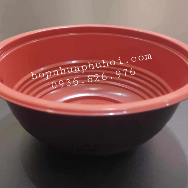 TÔ NHỰA ĐỎ ĐEN BÚN PHỞ 