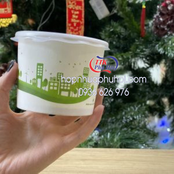 Tô giấy đựng súp canh 400ml 