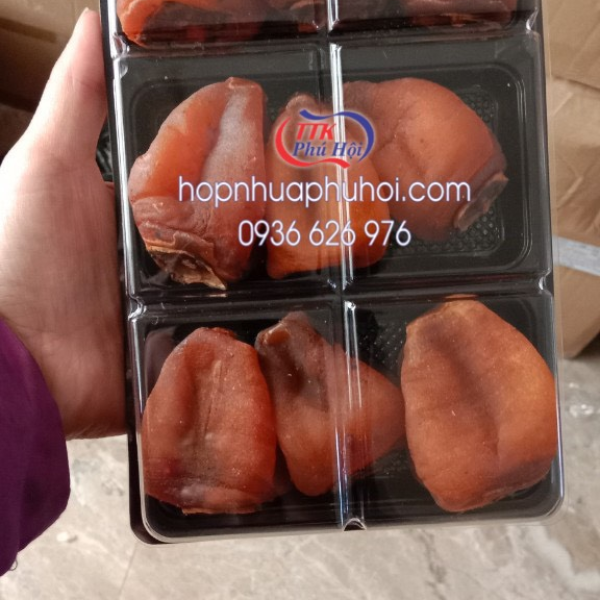 HỘP NHỰA 3 NGĂN ĐỰNG MỨT BÁNH TRÁI CÂY
