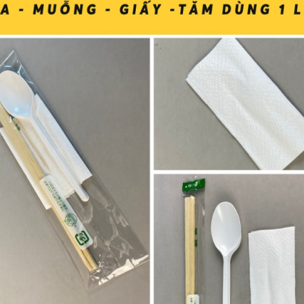 Combo Muỗng Đũa Dùng Một Lần