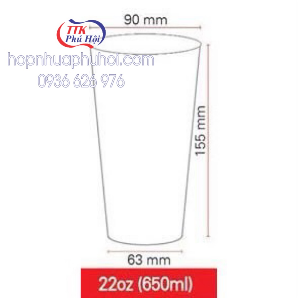 LY GIẤY 650ML 22OZ