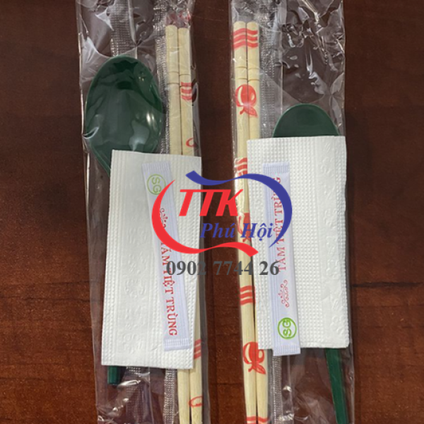 Bộ đũa muỗng tăm giấy