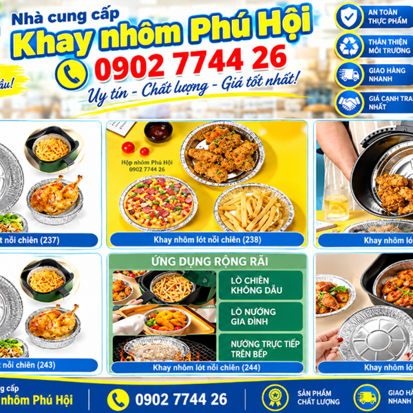 Hộp nhôm dùng một lần