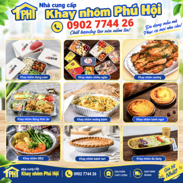 Hộp nhôm đựng thực phẩm