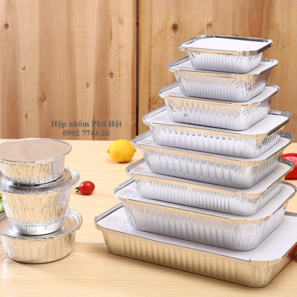 Hộp nhôm, khay nhôm đựng thực phẩm 5000ml