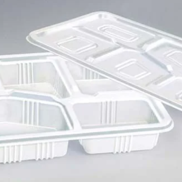 Hộp nhựa 5 ngăn trắng PHT5