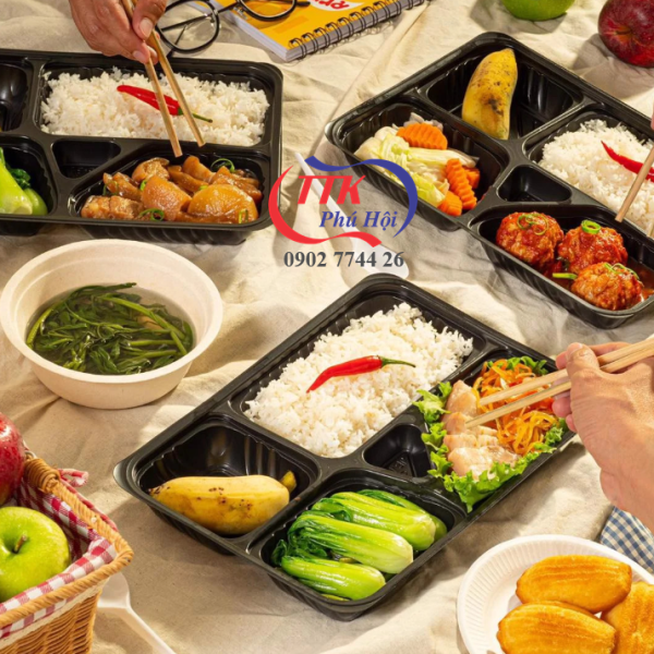 HỘP NHỰA ĐỰNG CƠM 5 NGĂN 