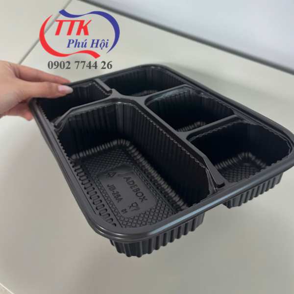 Hộp nhựa đựng cơm 5 ngăn JB 26A Jadebox