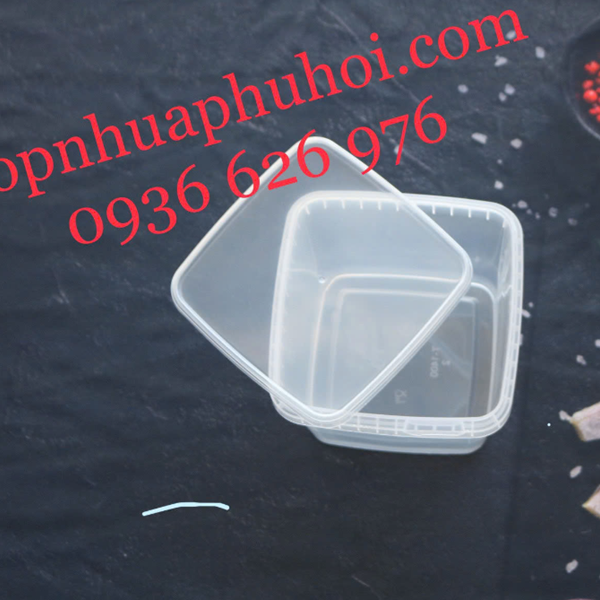 Hộp nhựa vuông trồng đông trùng hạ thảo