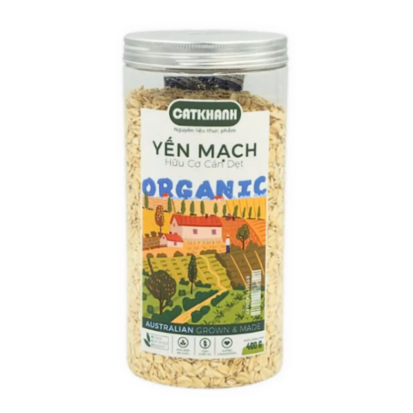 Hũ nhựa nắp nhôm xé đựng granola, yến mạch