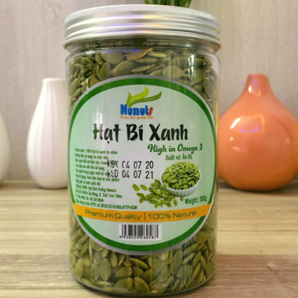 Hũ nhựa nắp nhôm xé đựng hạt macca