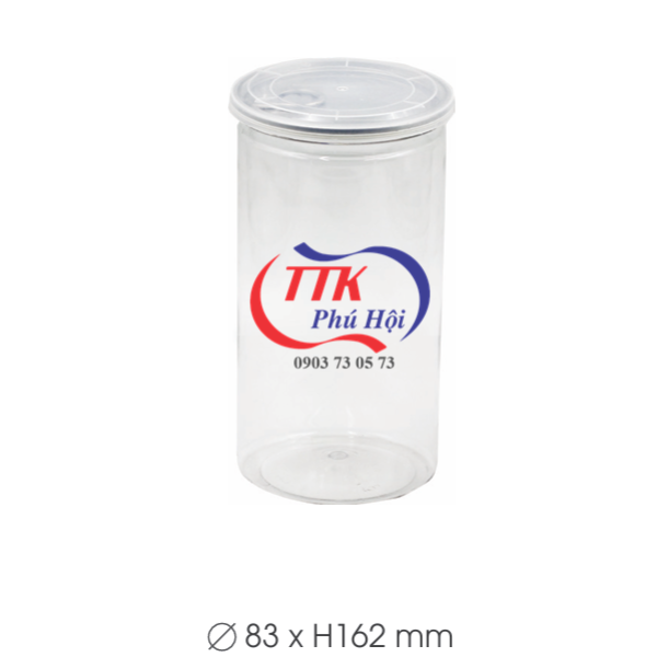 Hũ nhựa nắp nhôm xé đựng hạt tiêu, muối tây ninh